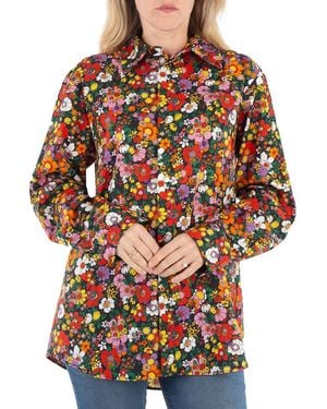 Christopher Kane Psych Floral Cotton Shirt - Multicolour