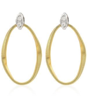Marco Bicego Marrakech Onde Collection 18K And Diamond Link Stud - Metallic