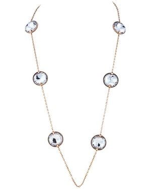 Swarovski Americas Collection Ladies Rose Plated Necklace - Metallic