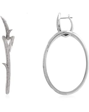 Stephen Webster Thorn Embrace Infinity Hoops - Metallic