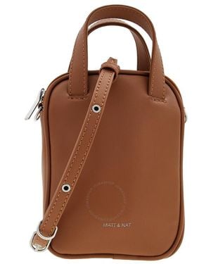 Matt & Nat Pecan Arbor Leap Vegan Crossbody Bag - Brown