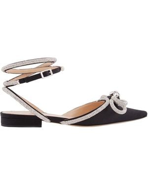 Mach & Mach Mach Mach Crystal Embellishments Flats, Brand Size 36 (Us - Brown