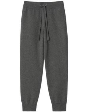 Burberry Larkan Cashmere Blend Jogging Trousers - Grey