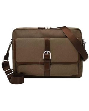 Fossil Khaki Camden Messenger Bag - Brown