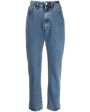 Bally Five-Pocket Cotton Denim Jeans - Blue