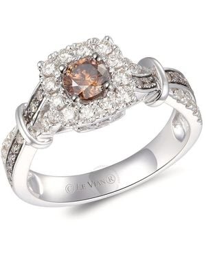 Le Vian Ladies Chocolate Diamonds Rings Set - Metallic