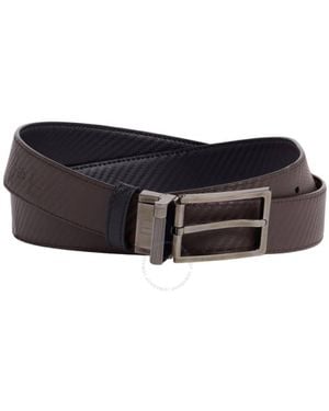 dunhill Reversible 30Mm Chassis Leather Belt, - Black