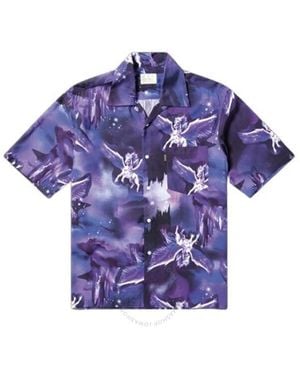 Aries Pegasus Hawaiian Shirt - Purple