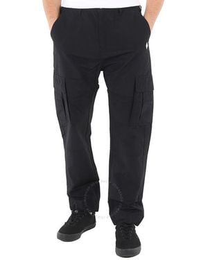 Marcelo Burlon Cross Logo Cargo Pants - Blue