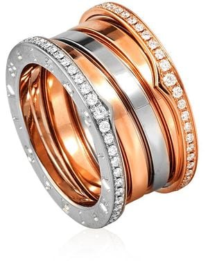 BVLGARI B.Zero1 18Kt Rose And Ring, Brand - Multicolour