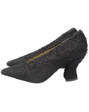 Bottega Veneta 75Mm Boucl Court Shoes - Black
