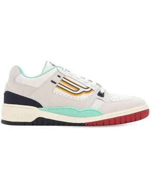 Bally Kuba Champion Calf Leather Low-Top Trainers, Brand Size 9 (Us Size 10) - White