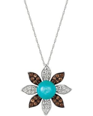 Le Vian Ladies Robins Egg Necklaces Set - White