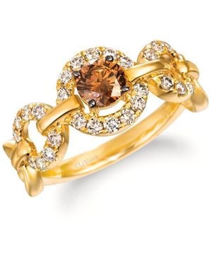Le Vian Chocolate Diamonds Rings Set - Metallic