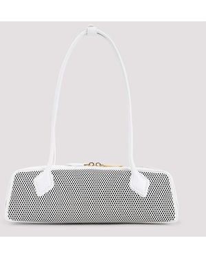 Alaïa Teckel Medium Shoulder Bag - White