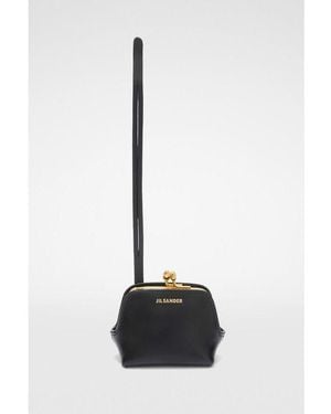 Jil Sander Leather Clutch Bag - White