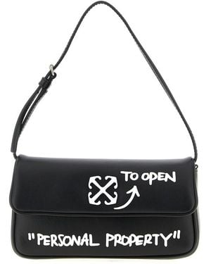 Off-White c/o Virgil Abloh Jitney Quote 0.7 Shoulder Bag - Black