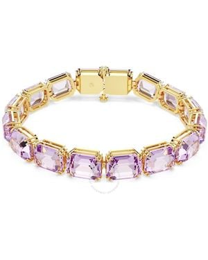 Swarovski Millenia Octagon-Cut Tennis Bracelet - Metallic