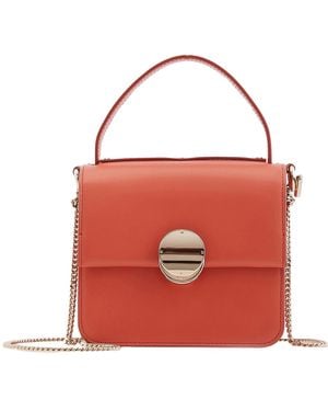 Chloé Penelope Small Leather Top Handle Bag - Red