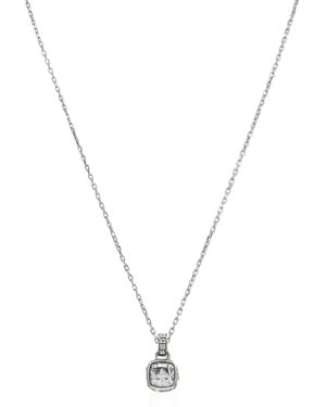 Swarovski Birthstone Pendant Apr Pendant Rhodium Shiny - Metallic