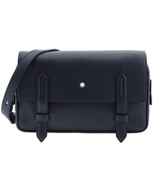 Montblanc Grain Messenger Bag - Blue