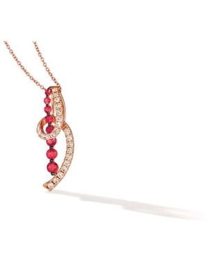Le Vian Ladies Passion Ruby Necklaces Set - White