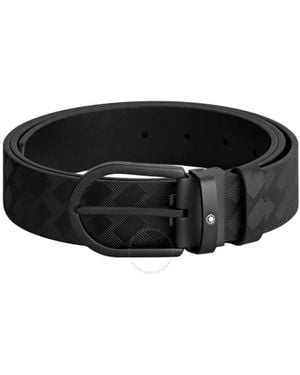 Montblanc Extreme 3.0 Motif 35Mm Leather Belt - Black