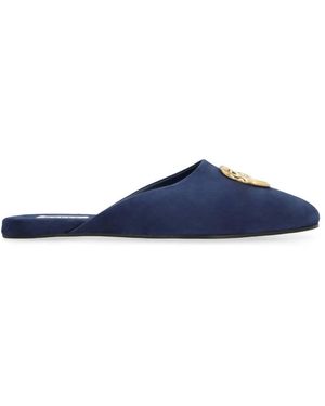 Bally Gylon San Fernando Suede Loafers, Brand Size 41 Us - Blue