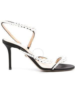 Mach & Mach Sirene Strappy Pearl Sandals, Brand Size 38 Us - Metallic
