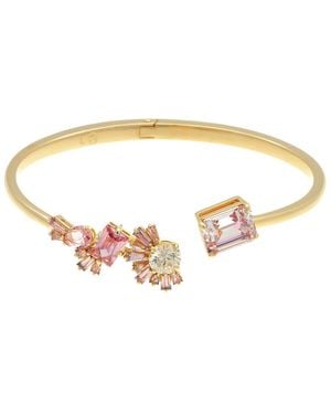Swarovski Mixed Cuts Gema Bangle, Size Large - Brown