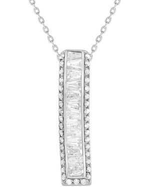 Brilliant Diamond 14Kt 1.00 Carat Lab Grown Diamond Pendant Necklace For - Metallic
