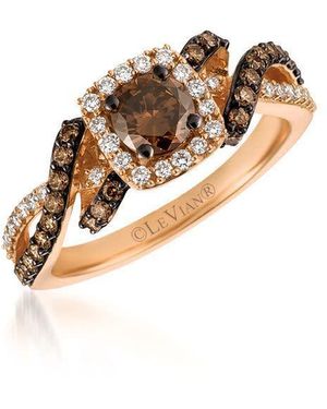 Le Vian Chocolate Diamonds Rings Set - Metallic