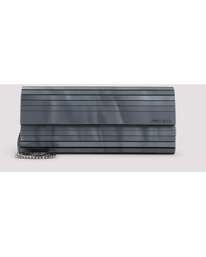 Jimmy Choo Mother Of Pearl Sweetie Clutch - Gray