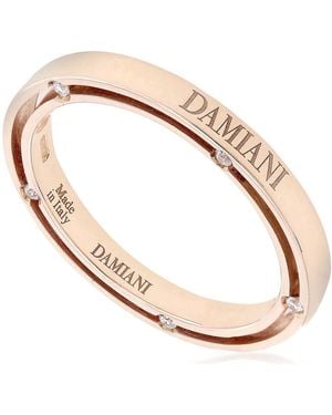 Damiani D.Side Diamond Wedding Band - White