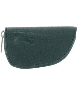 Burberry Equestrian Knight Design Shield Coin Pouch - Green