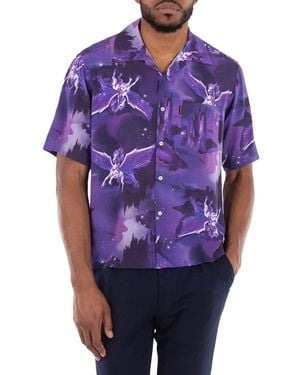 Aries Pegasus Hawaiian Shirt - Purple