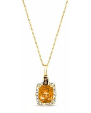 Le Vian Ladies Cinnamon Citrine Necklaces Set - Metallic