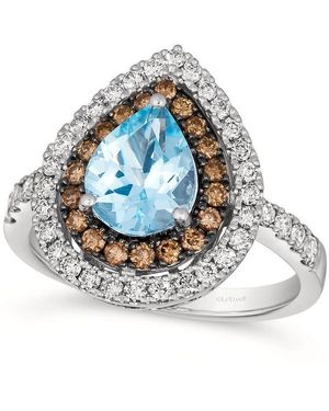 Le Vian Ladies Semi-Precious Cocktail Rings Set - Blue
