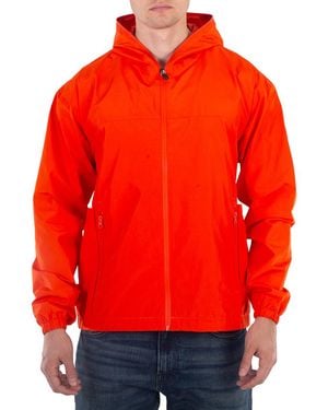 Save The Duck Orik Hooded Windbreaker Jacket - Red