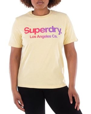 Superdry Tonal Core T-Shirt - Natural