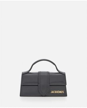 Jacquemus Le Bambino Leather Top Handle Bag - Black