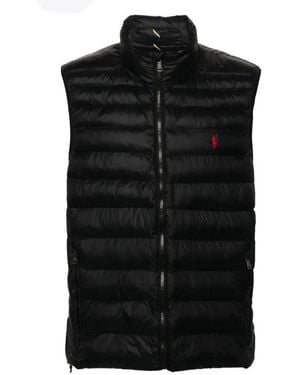 Polo Ralph Lauren Terra Recycled Nylon Puffer Vest - Black