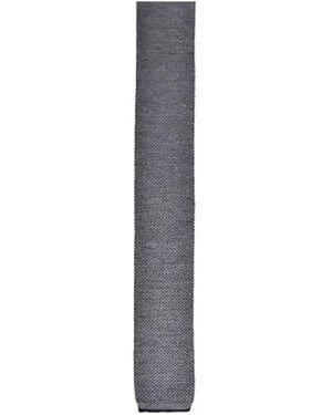 Brunello Cucinelli Wool Skinny Knit Tie - Multicolour