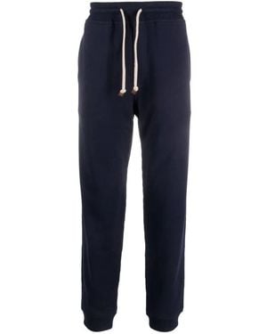 Brunello Cucinelli Drawstring Knit Trousers, Size X-Large - Blue