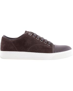 Lanvin Dbb1 Low-Top Trainers - Brown