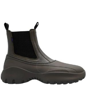 Burberry Leather Scoot Chelsea Boots, Brand Size 39 Us - Brown