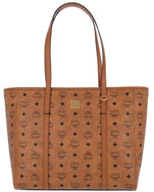 MCM Liz Large Tote Bag - Brown