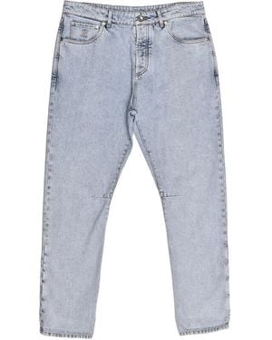 Brunello Cucinelli Light Wash Five-Pocket Jeans, Brand Size 54 (Us - Blue