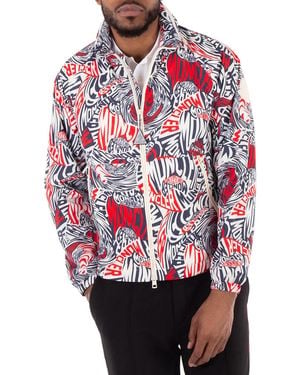 Moncler Ornain Windbreaker Jacket, Brand Size 4 (X-Large) - Red