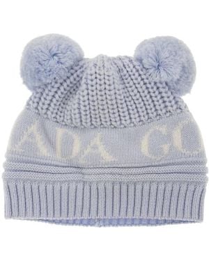 Canada Goose Baby Double Pom Beanie - Blue